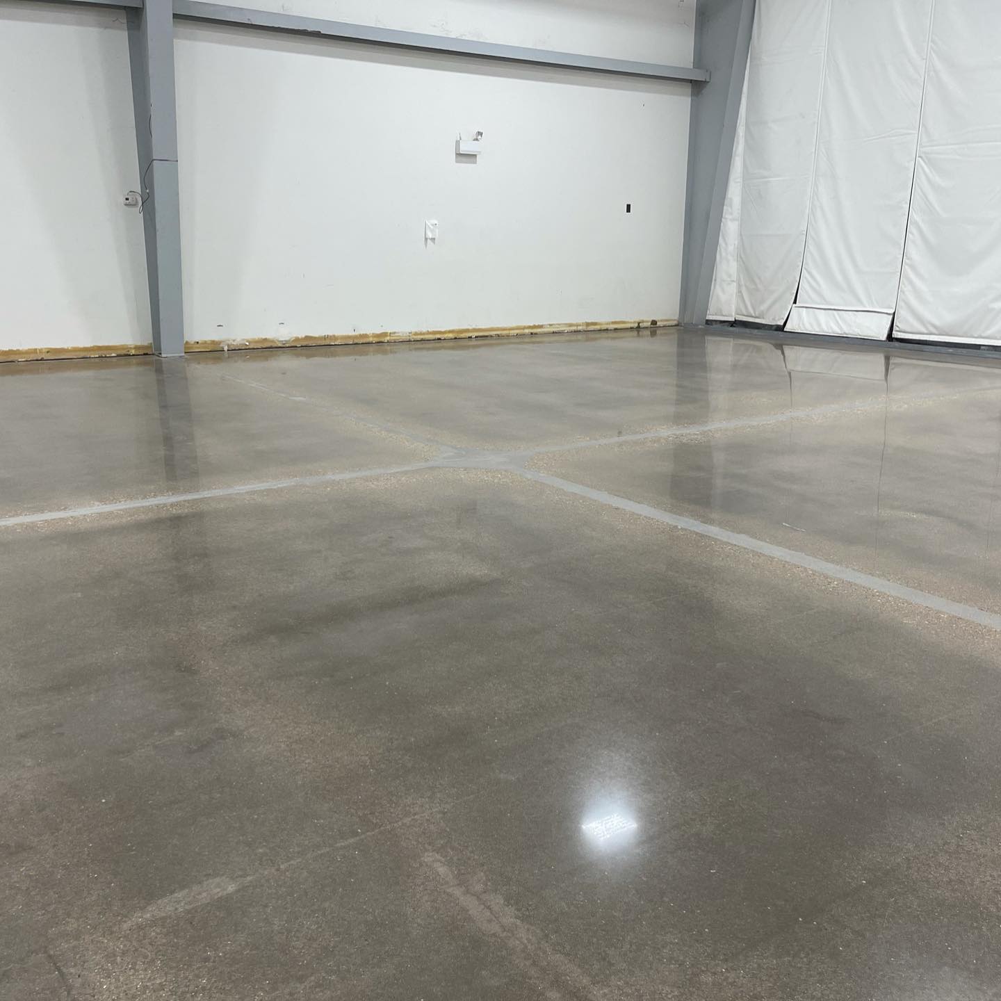 Commercial polished concrete in Lubbock TX