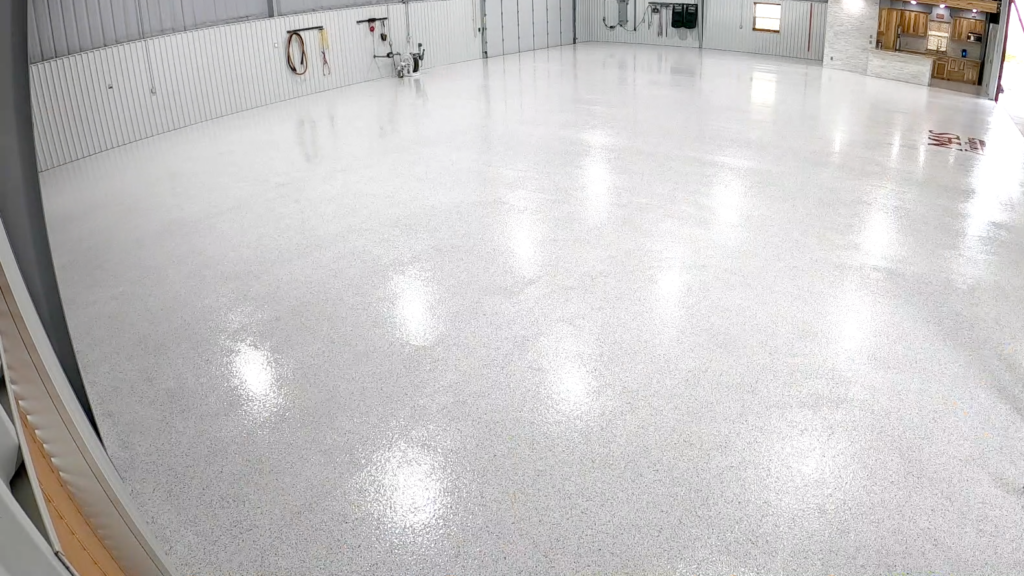 Epoxy-chip Hangar Flooring